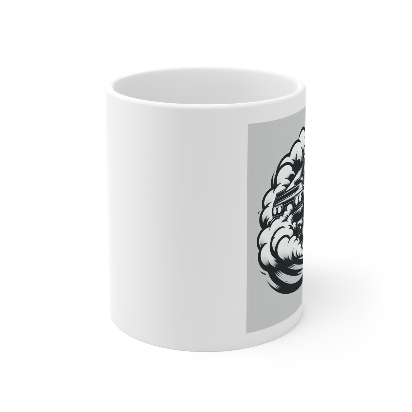 Drifting Smoke White Mug