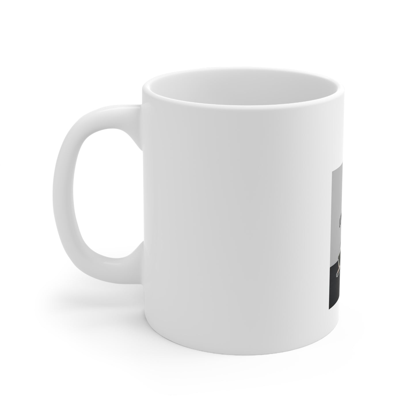 Wanna Ride? – Lamborghini Side View White Mug