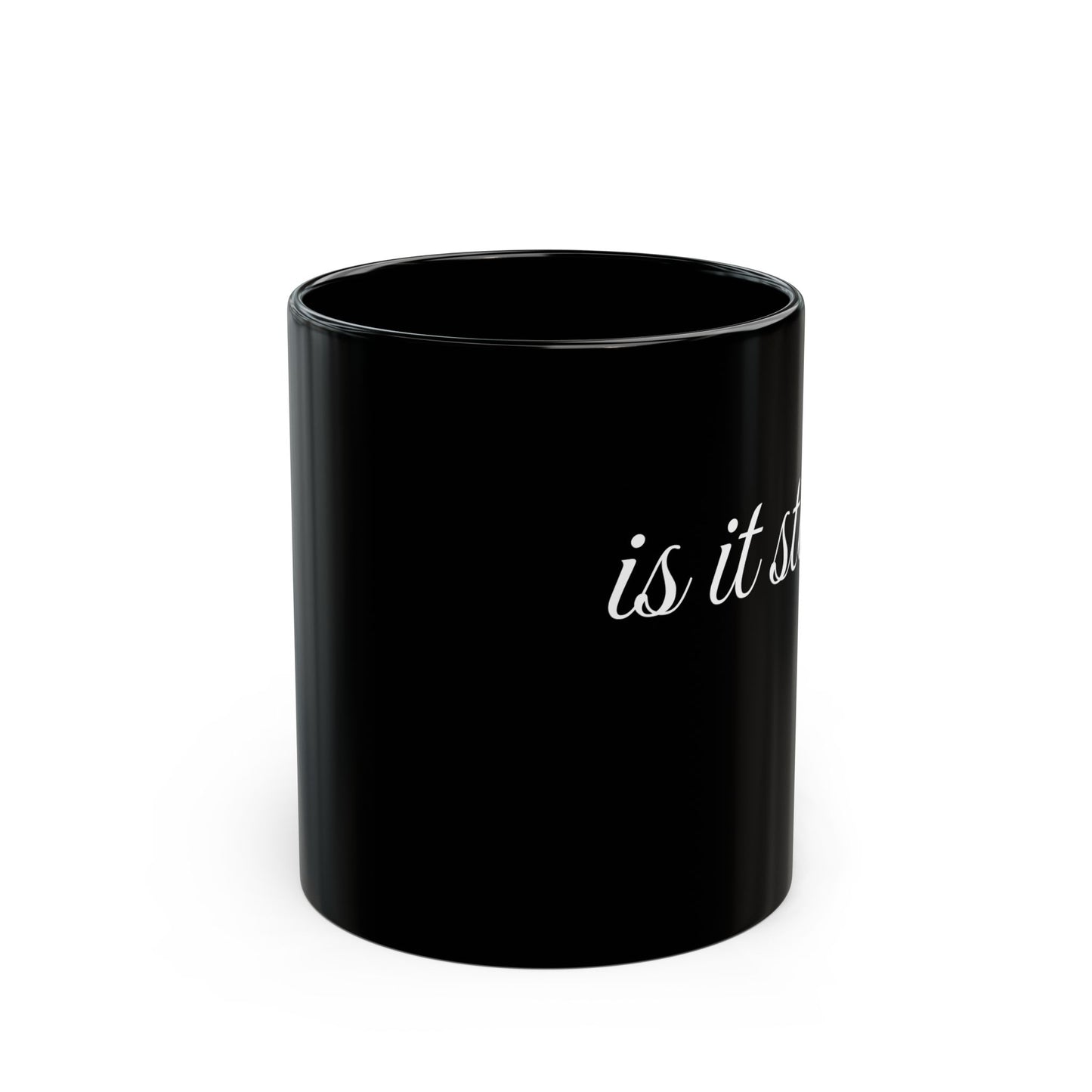 Is It Stock? Black Mug