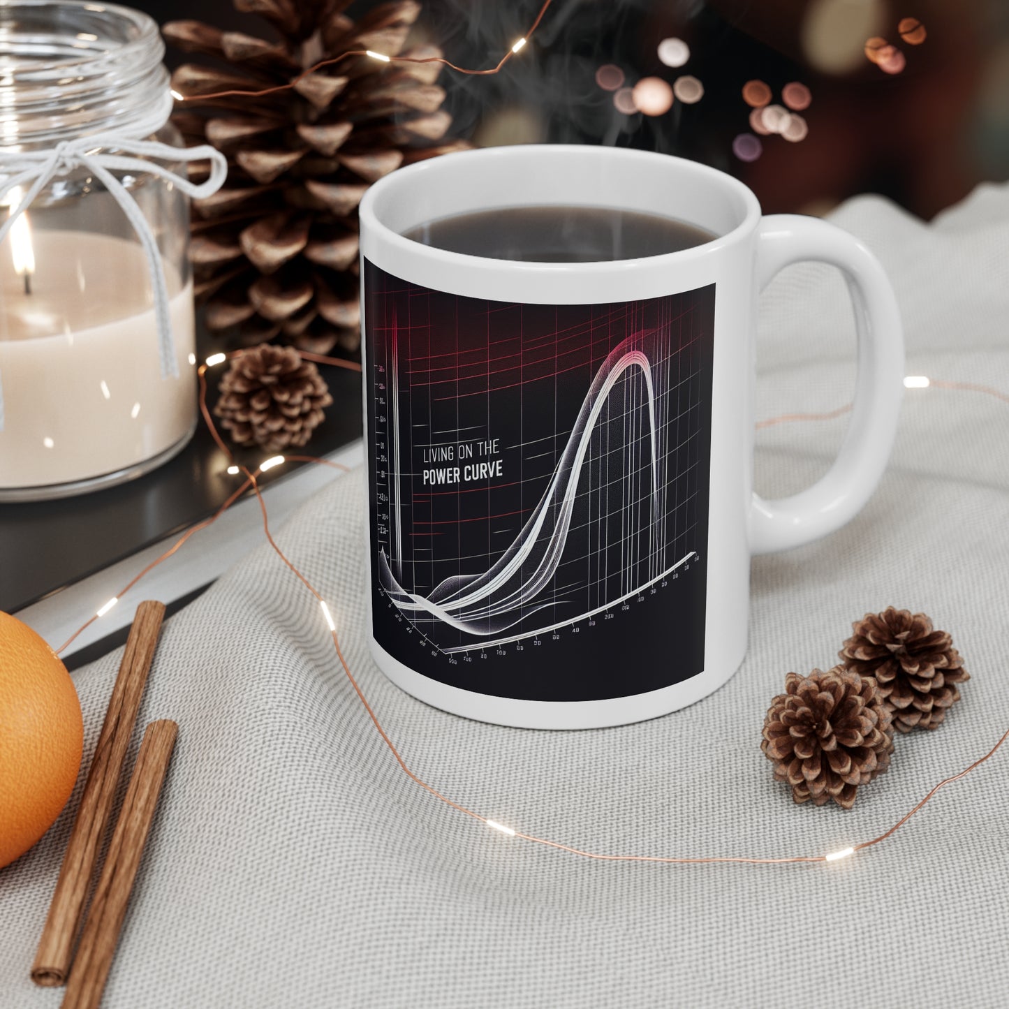 Dyno Graph White Mug