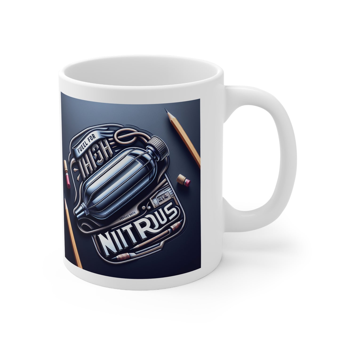 Nitrous Bottle White Mug